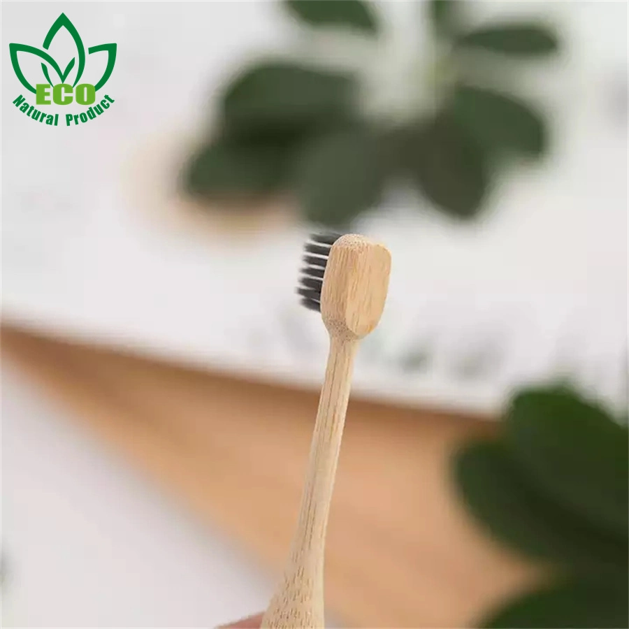 Wholesale Organic Biodegradable Eco Friendly BPA Free Small Brush Head Wooden Bamboo Toothbrush