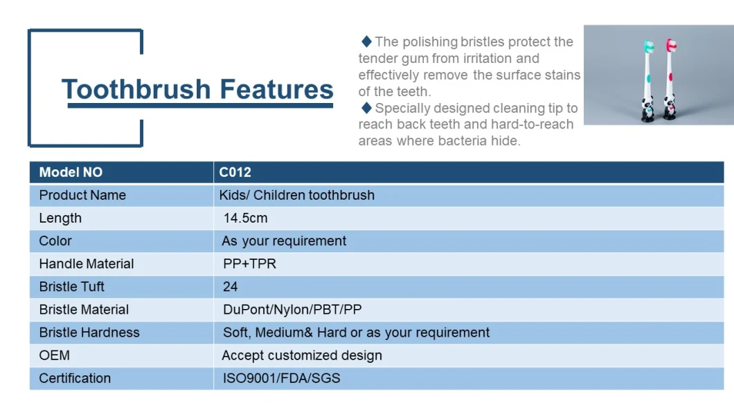 Wholesale Children Eco Toothbrush Manufacturer