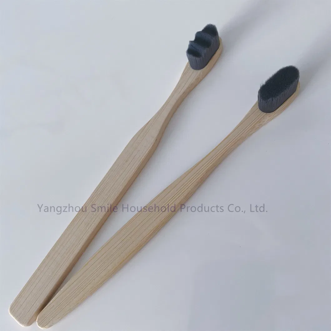 100% Eco-Friendly Extra Soft Bristle Bamboo Toothbrush with FDA Approved