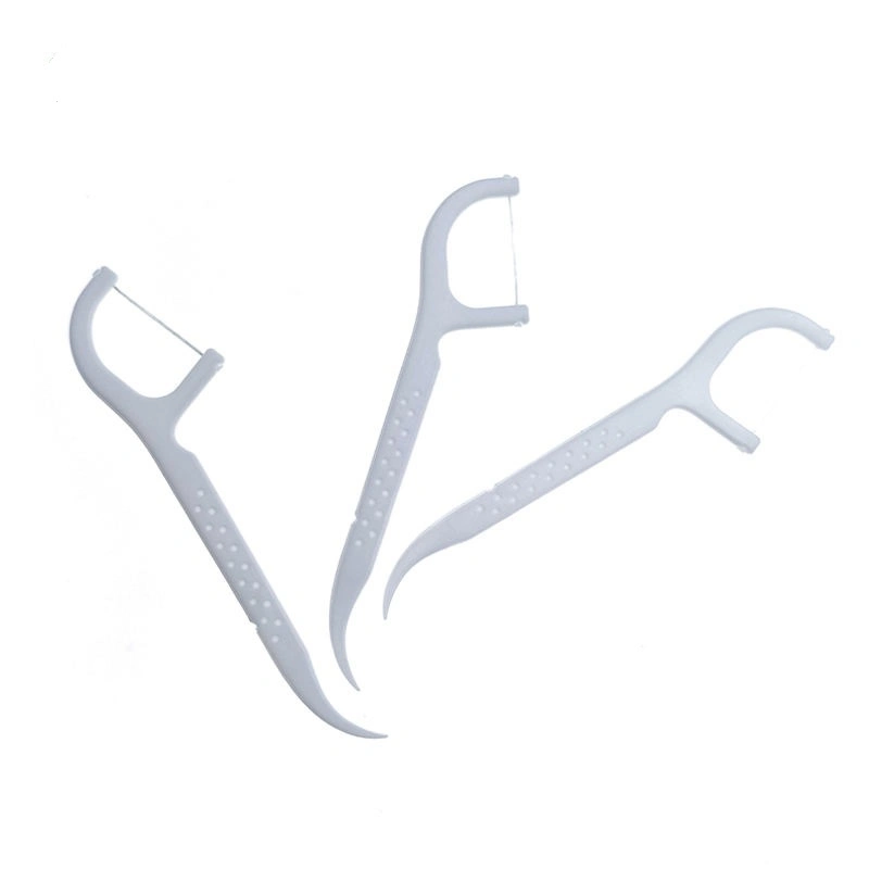 Biodegradable Dental Floss Picks - Natural Plastic Free Handle