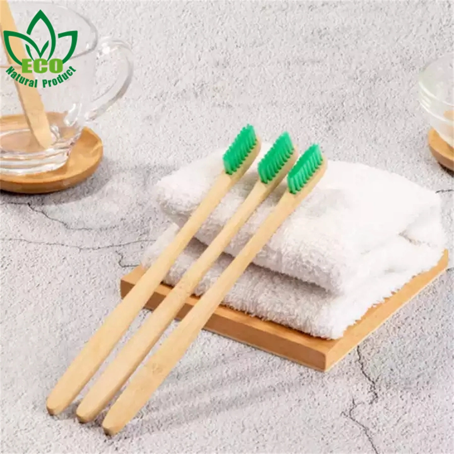 Free Sample Custom Wholesale Biodegradable Eco Friendly Black Soft Bamboo Toothbrush