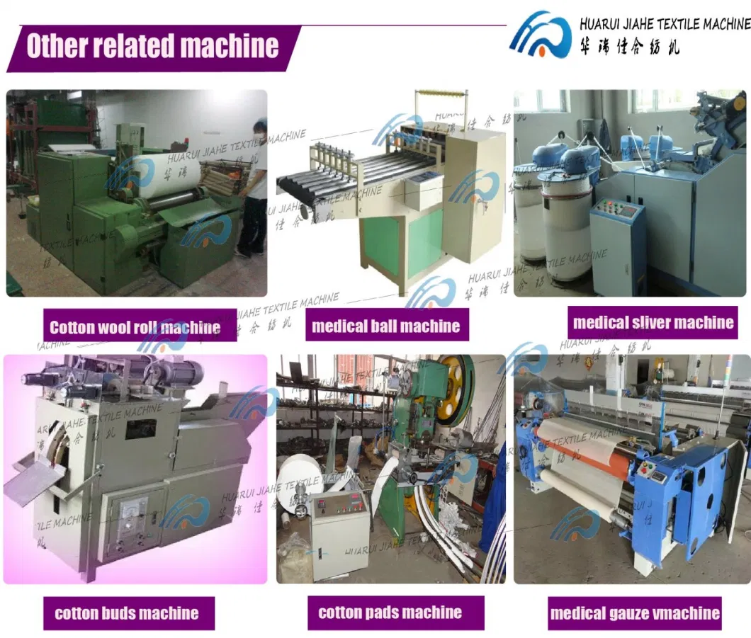 Absorbent Cotton Roll Machine for Female Hygiene Medical Use Surgical Dental Cotton Roll Production Line for Disposable Cotton Fabric Roll Dental Floss