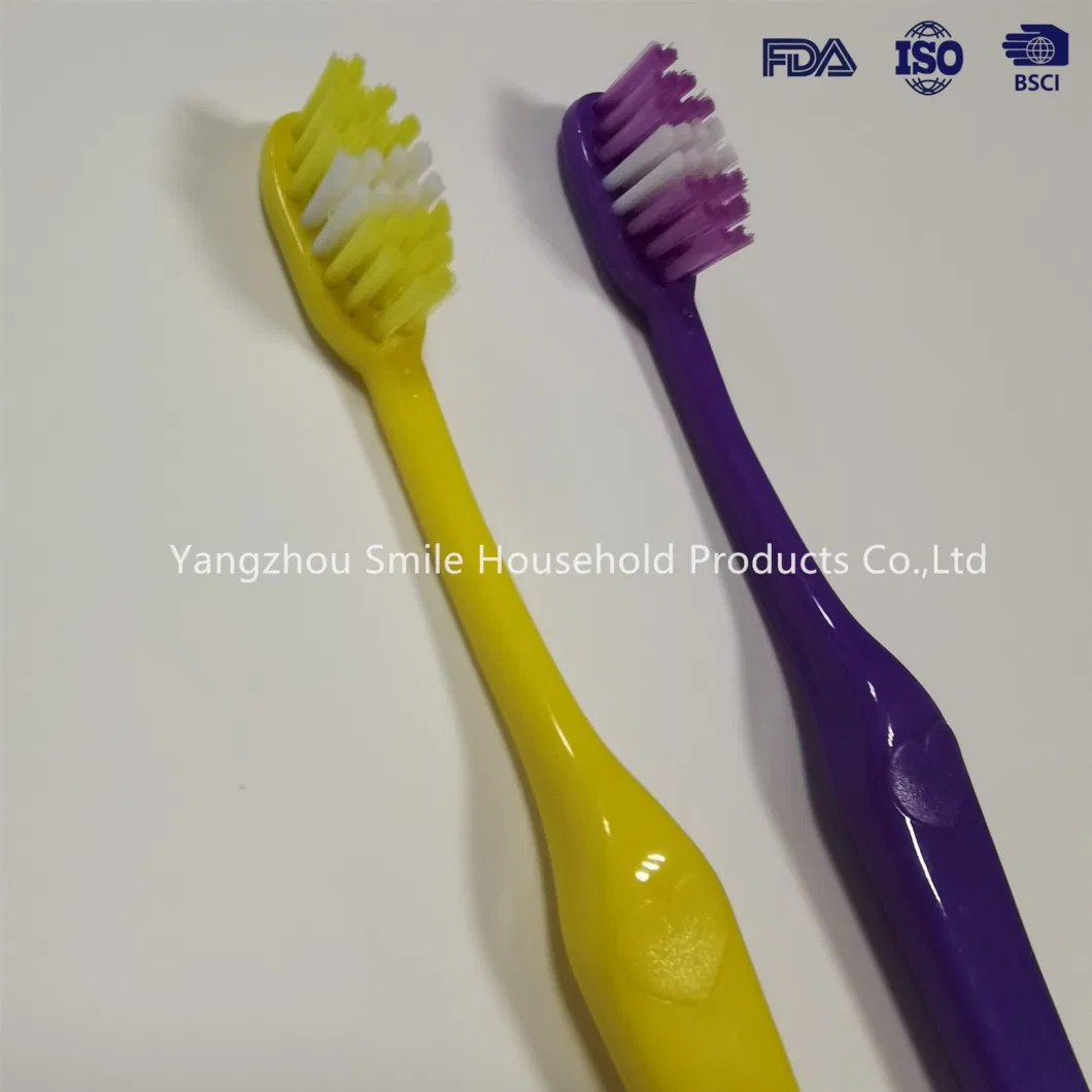 FDA Soft Nylon 610 Bristles Children Toothbrush with Logo Printing