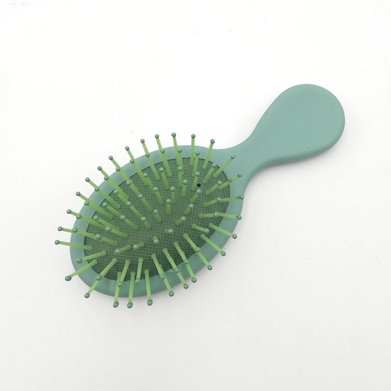 Custom Logo Mate Hair Comb Styling Soft Tooth Plastic Handle Hair Comb Airbag Massage Head Hair Brush