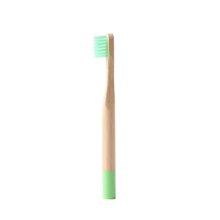 Wholesale Custom Logo Natural Biodegradable Kids Bamboo Toothbrush