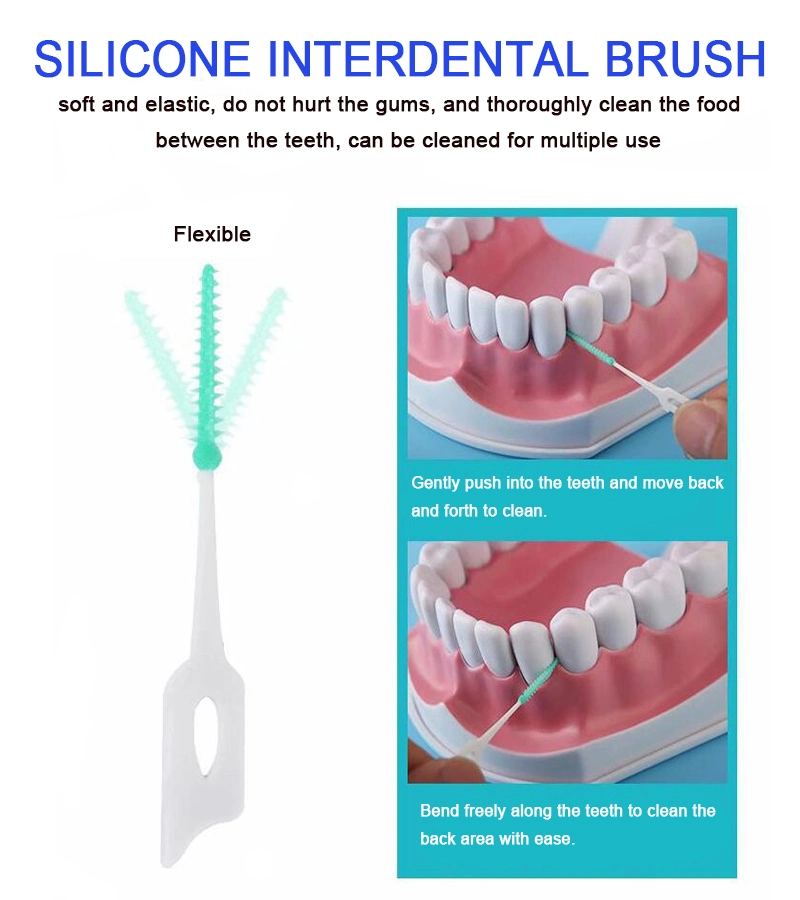 Box Package Interdental Brush Cepillo Dental De Ortodoncia Interdent Brush Oral Care