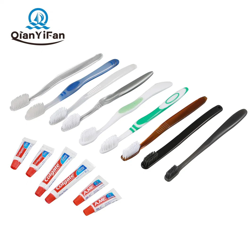 Factory Customized Five Star Hotel Logo Tooth Brush Toothpaste Set Disposable Dental Kit for Hotel