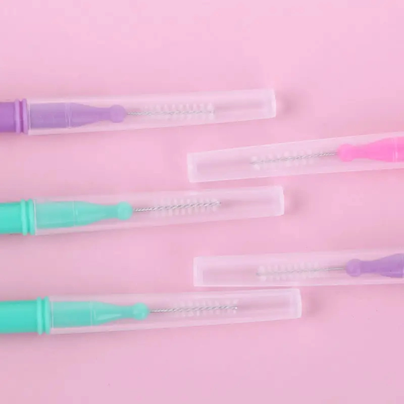 Disposable Interdental Toothpicks Brushes Ergonomic Cleaning Dental Brush