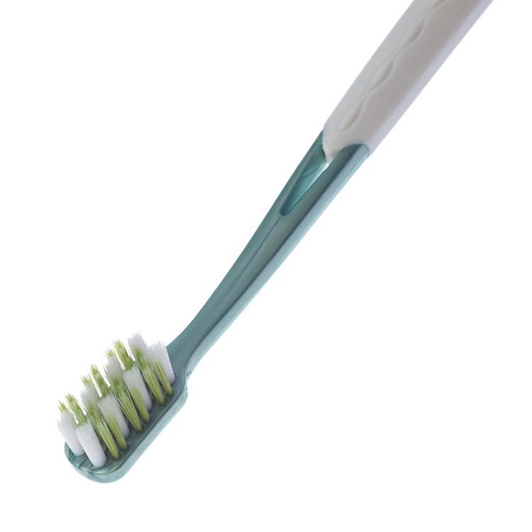 Custom Shaped Premium Individual Wrapped PBT Soft Bristles Rubber Handle Plastic Manual Adult Toothbrush