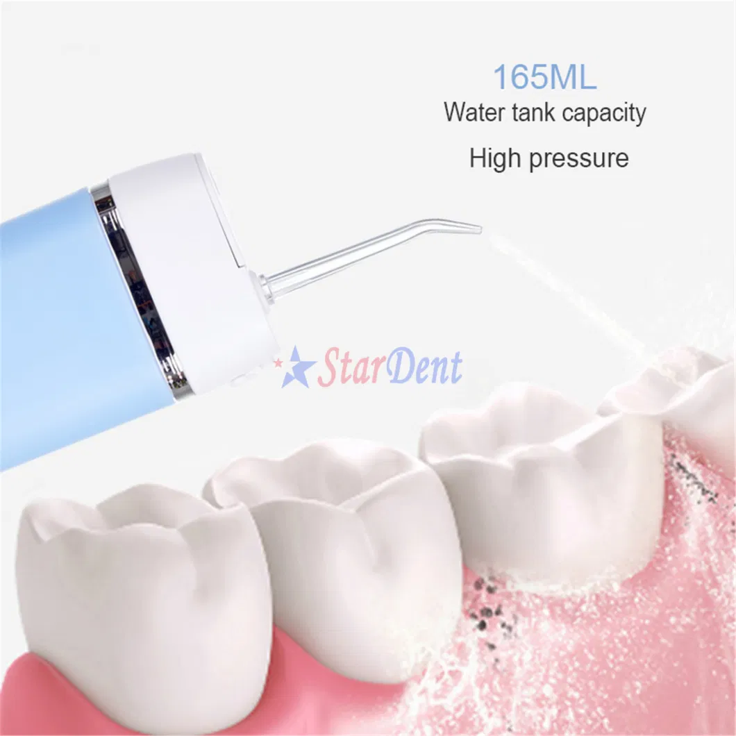 Dental Irrigator Oral Rechargeable Battery Cordless Oral Irrigator for Travel Use and Home Use Portable Flosser Dental Care Kits