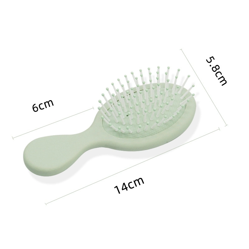 Custom Logo Mate Hair Comb Styling Soft Tooth Plastic Handle Hair Comb Airbag Massage Head Hair Brush