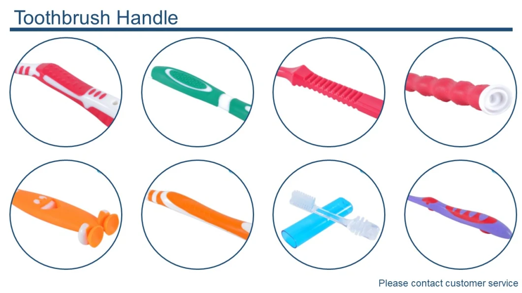 Wholesale OEM Adult Massage Bristles Plastic Manual Nano Toothbrush