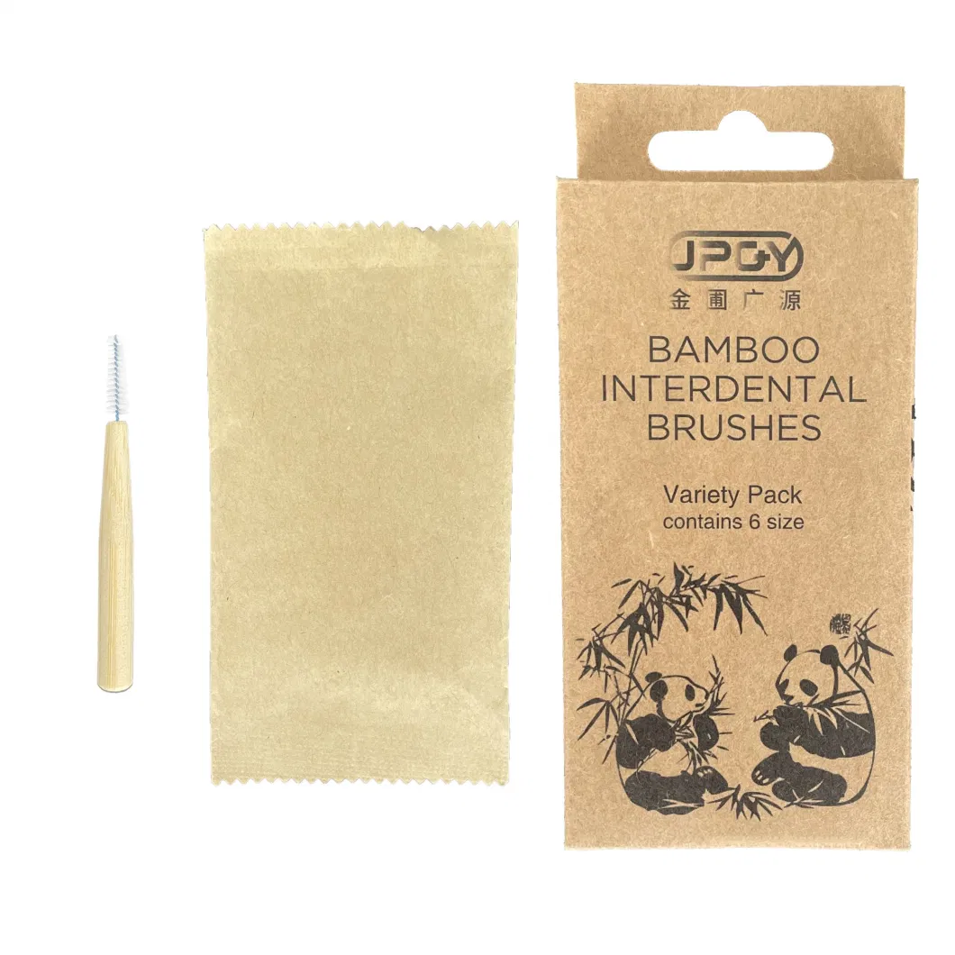 Bamboo Interdental Brush Dental Cleaning Tool Eco-Friendly