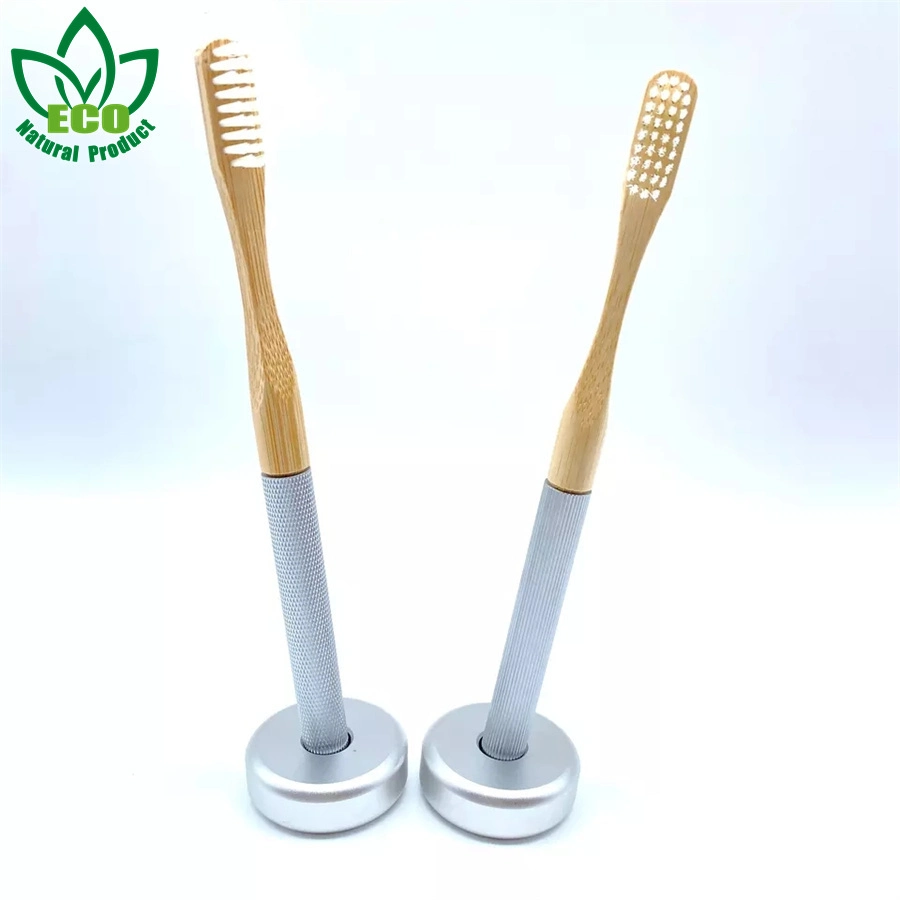 Aluminium Toothbrush with Replaceable Bamboo Head, Cepillo De Dientes