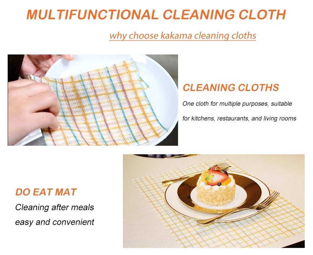 Lazy Rags Wet and Dry Washable Reusable Clean Wipes Kitchen Cleaning Oil Pollution Customized