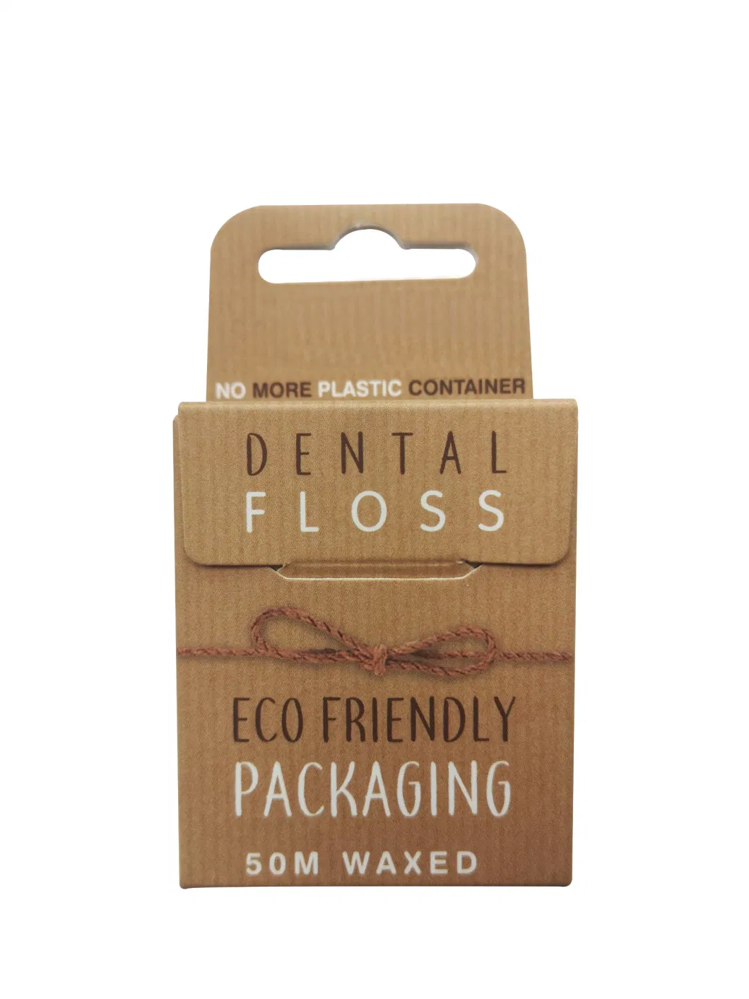 OEM Private Label Biodegradable Eco Friendly Dental Floss with Customized Paper Dispenser Package