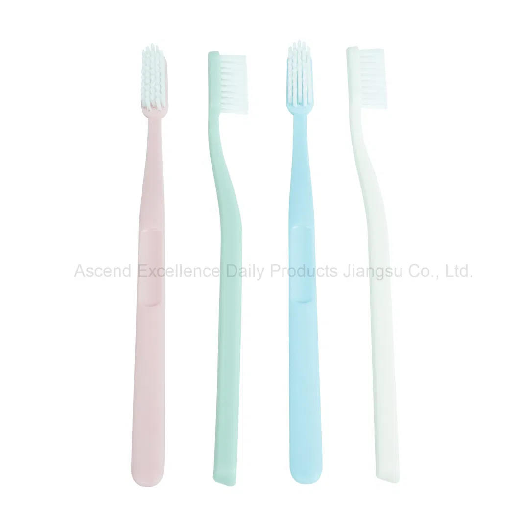 Custom Logo Keep Teeth Healthy and Clean Non-Slip Soft Rubber Design Toothbrush for Adults and Teenager