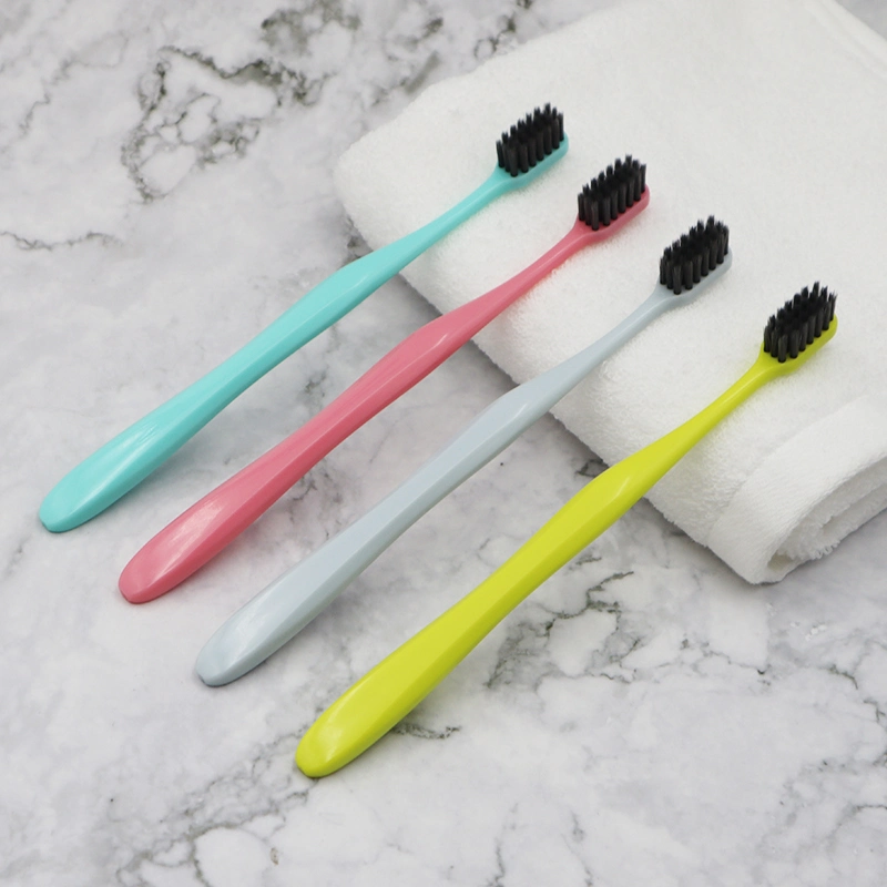 Travel Use Disposable Portable PP Handle Soft Bristles Adult Toothbrush