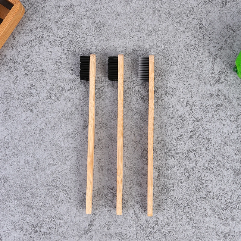 Eco Friendly Charcoal Bristles 4pks Bamboo Toothbrush