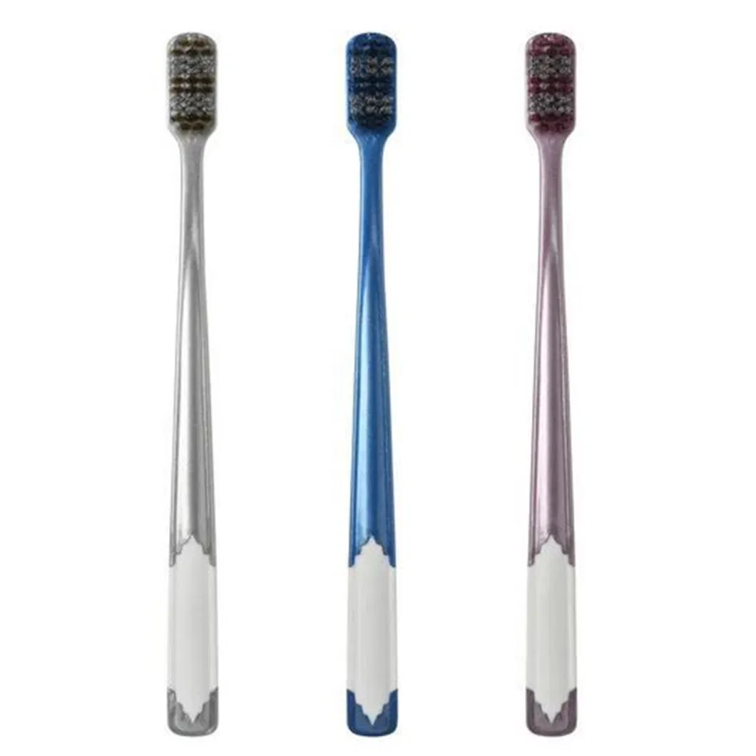 FDA Approval Adult Plastic Spiral Soft Bristles Oral Care Toothbrush