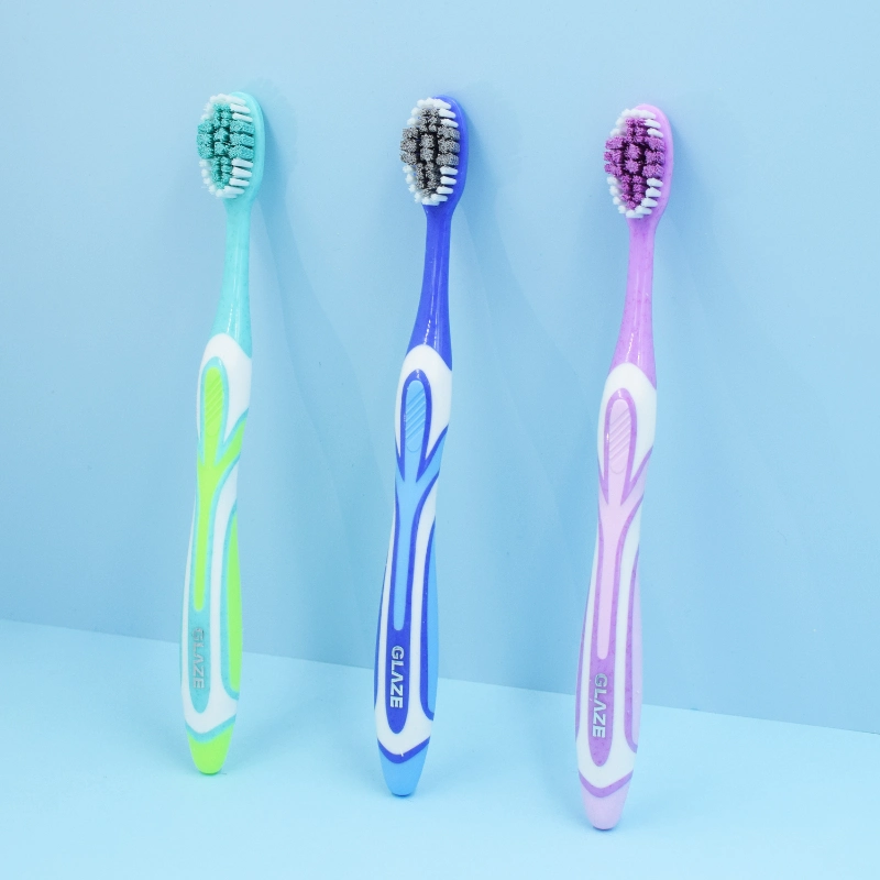 High Quality Soft Bristles Comfortable Handle Deep Cleaning Adult Toothbrush