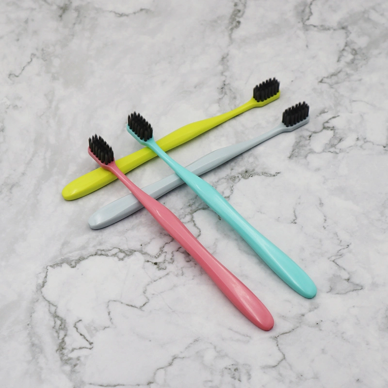 Travel Use Disposable Portable PP Handle Soft Bristles Adult Toothbrush