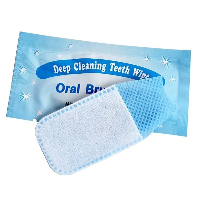Dental Teeth Whitening Deep Cleaning Oral Brush up Teeth Finger Wipe