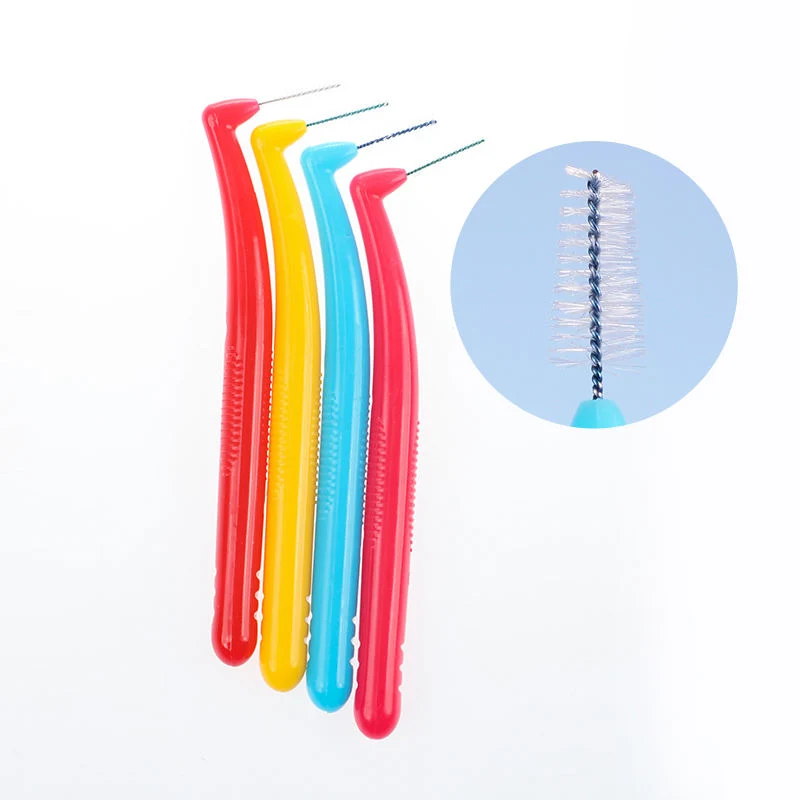 Humanized L Type Dental Brush Oral Cleaning Interdental Brush L Shape Dental Brushes