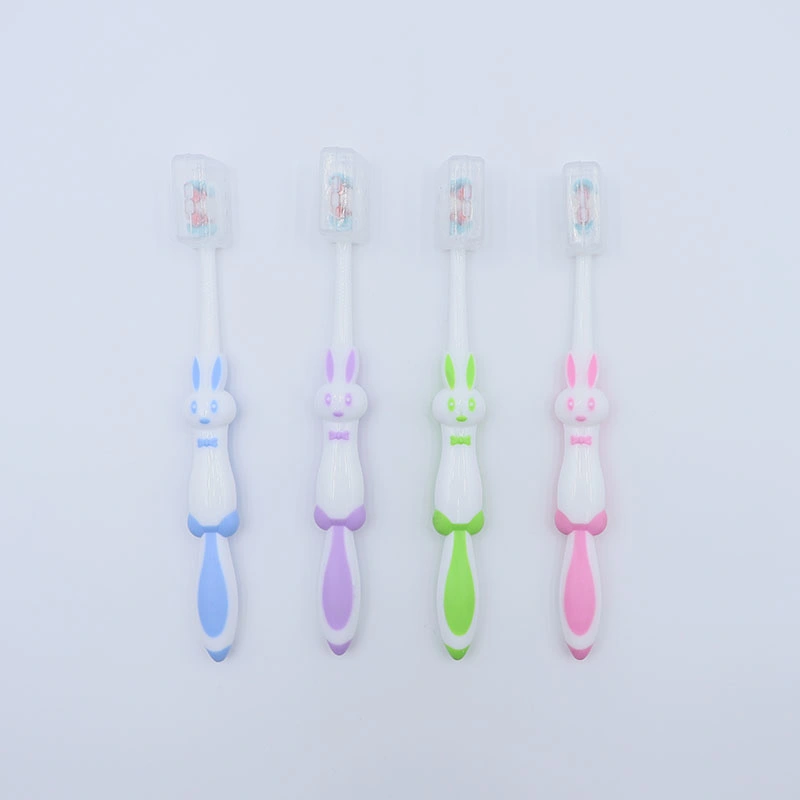 Cute Rabbit Style Child Toothbrush Extra Soft Bristle Kid Toothbrush