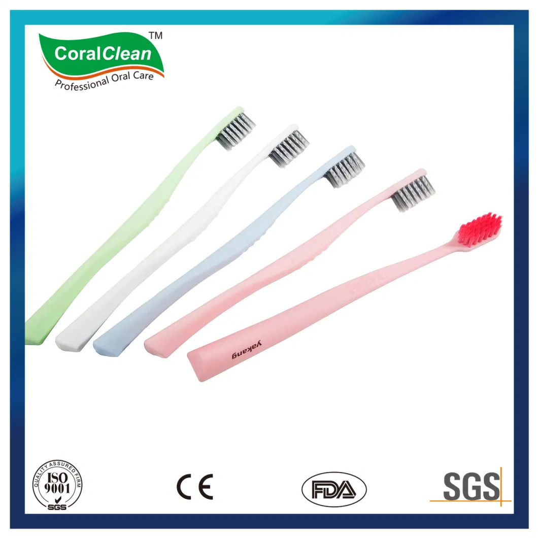 Soft Rubber Gum Massager Toothbrush with Tongue Cleaner