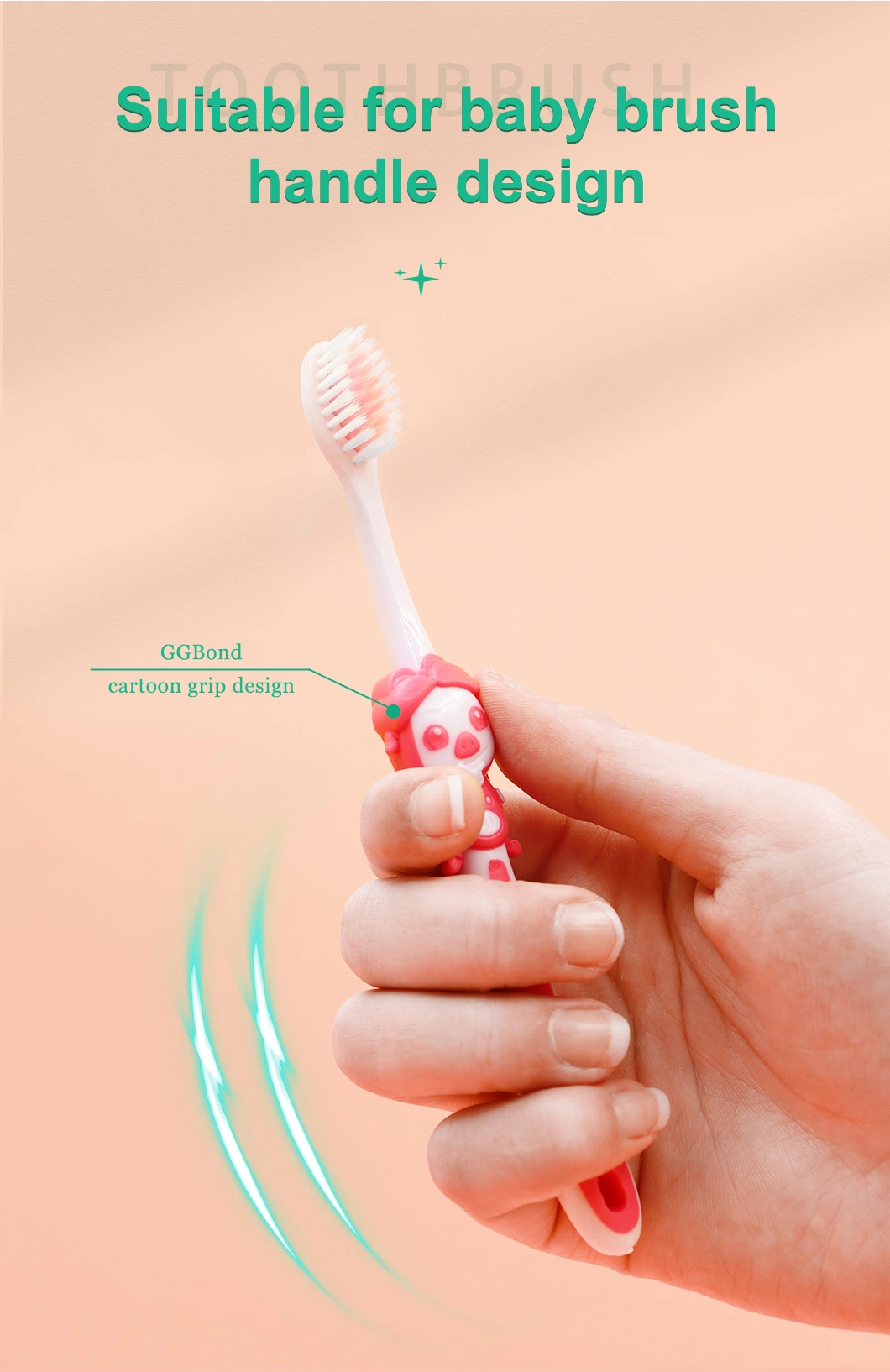 Cute Design OEM Eco Biodegradable Soft Kids Toothbrush Manual Toothbrush Children&prime;s Toothbrush