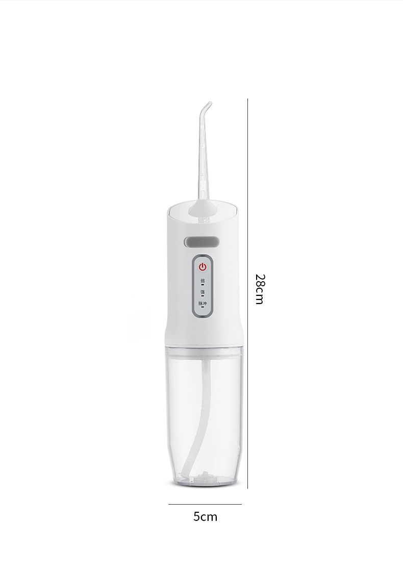 Portable 210ml 3 Modes Rechargeable Cordless Dental Irrigator Water Jet Oral Tooth Cleaner Water Flosser