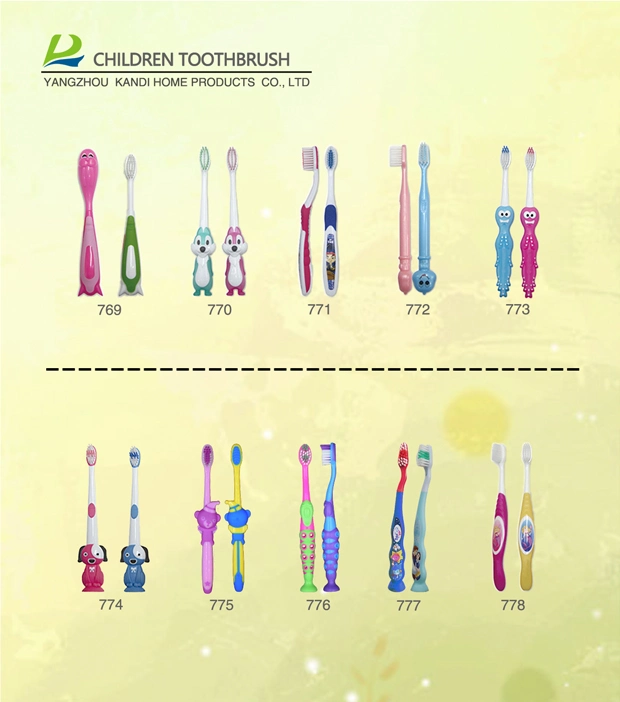 Free Sample Newly Designed Beauty Girl Handle Child Toothbrush