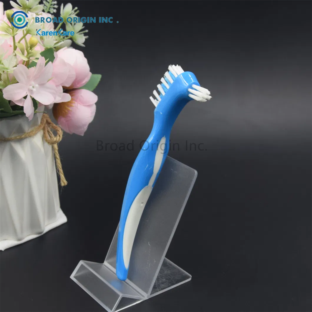 Factory Stock Cheap Dental Products False Teeth Retainer Cleaning Small Denture Cleaning Brush