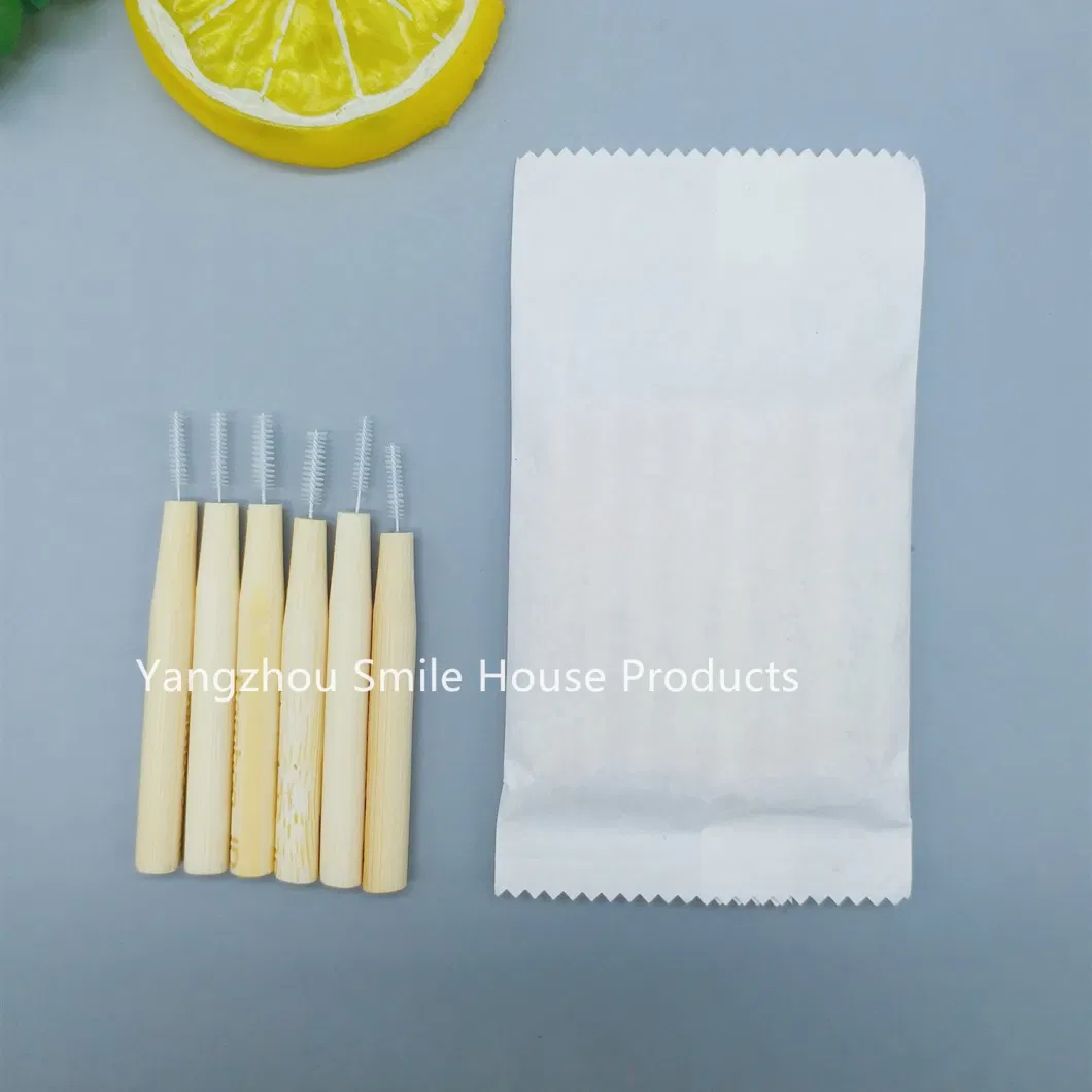 FDA 100% Bamboo Eco Interdental Brush Dental Toothpick