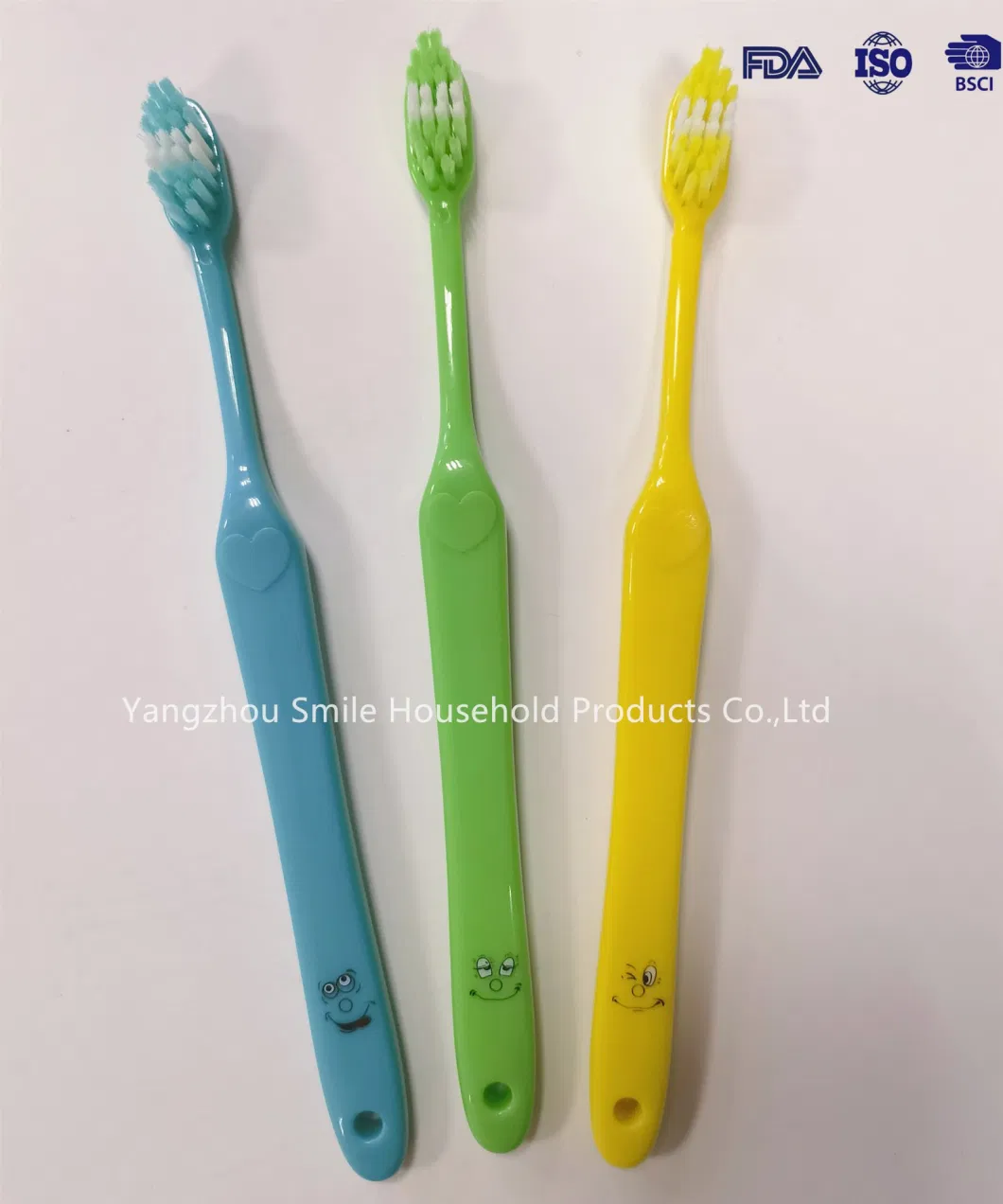 FDA Soft Nylon 610 Bristles Children Toothbrush with Logo Printing