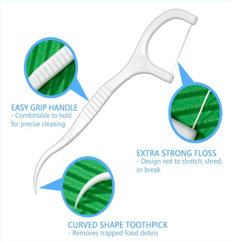 High Quality Factory Dental Floss Pick Manufactory 50PCS Box Stick Picks
