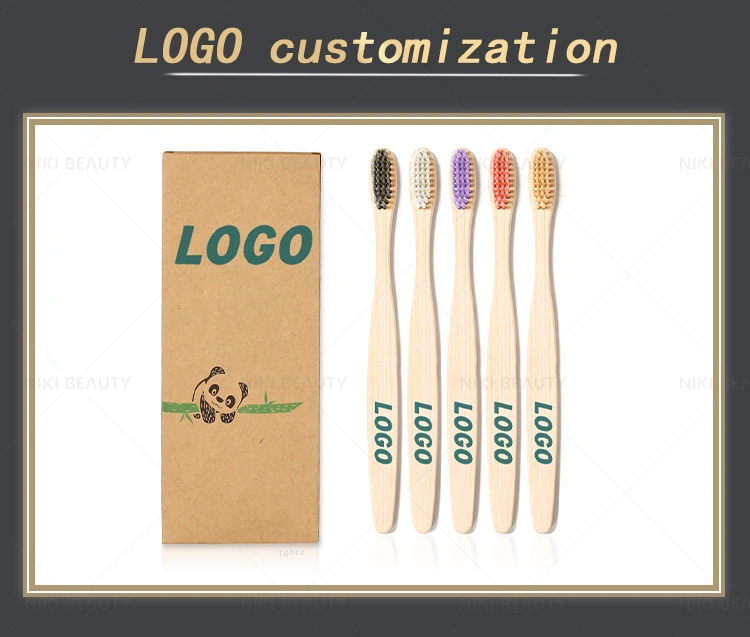 Custom Private Label Wholesale Ultra Soft Adult Kids Children Bamboo Toothbrush