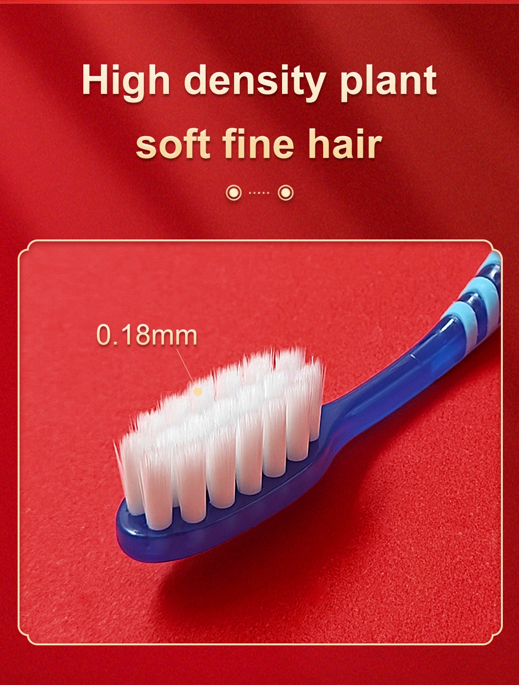 Good Quality Special Handle Fast Delivery Custom Logo Modern Design Adult Toothbrush