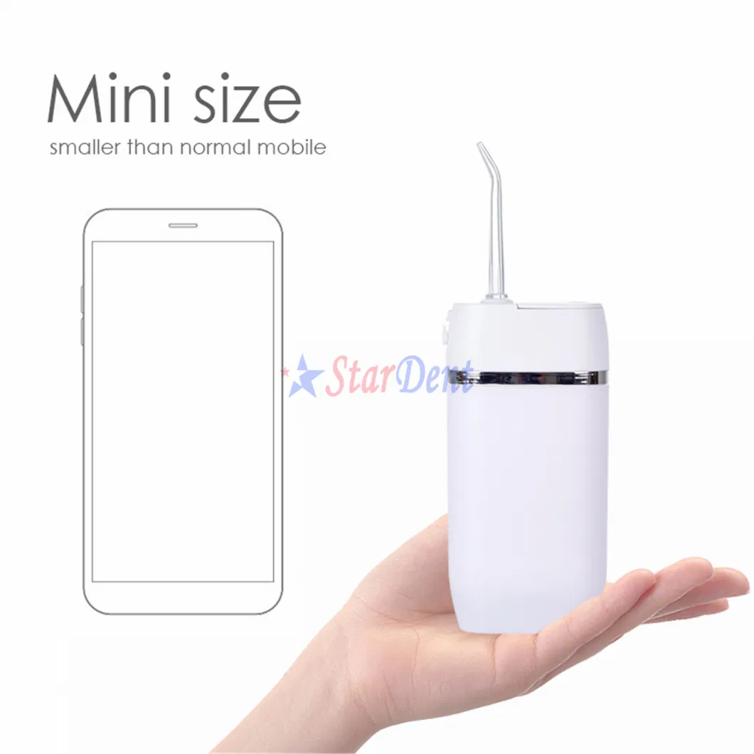 Dental Irrigator Oral Rechargeable Battery Cordless Oral Irrigator for Travel Use and Home Use Portable Flosser Dental Care Kits