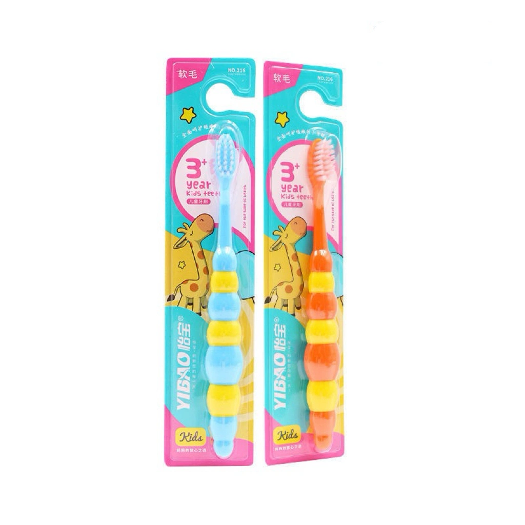 Custom Wholesale Household Soft Nylon Bristle Kids Children Oral Care Toothbrush