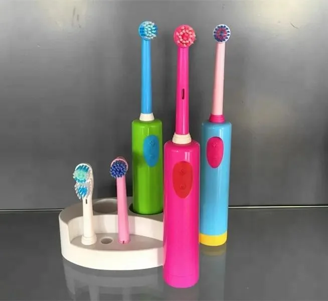 ODM/OEM Rotating Brush Head Kids Electric Toothbrush with DuPont Soft Bristles
