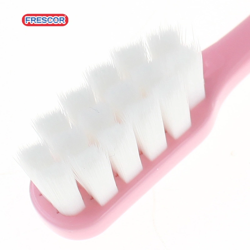 Customized Color OEM Small Head Cheap Adult Toothbrush Soft Double-Tapered Bristles Toothbrush