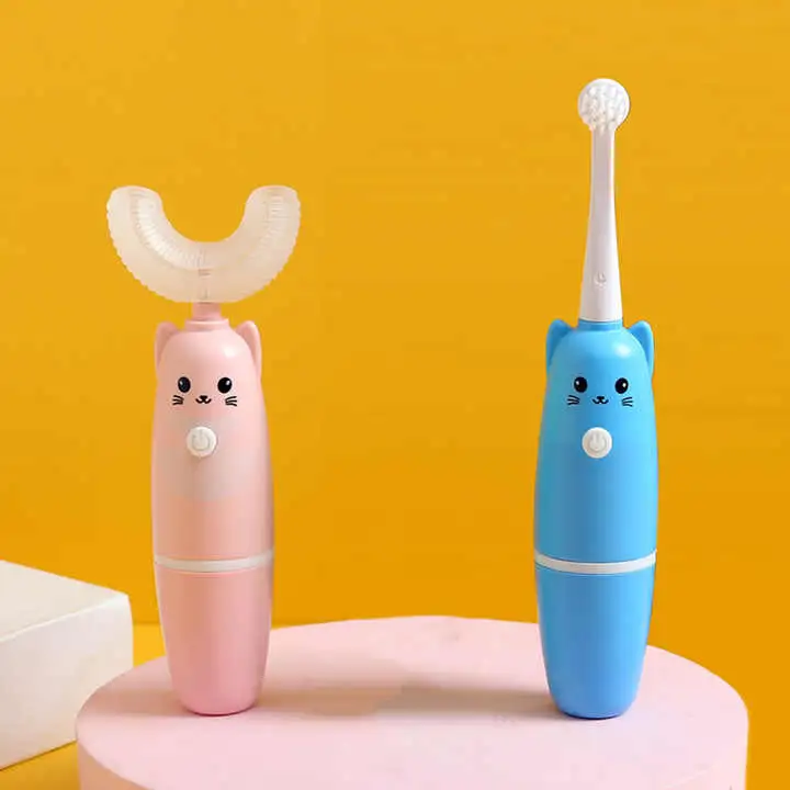 Wholesale Waterproof Automatic U Shaped Kids Electric Toothbrush for Baby Children