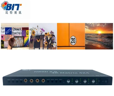  Flexible Operation 1 Input and 4 Outputs 1X4 4K 4X4 HDMI Switch Matrix Switcher