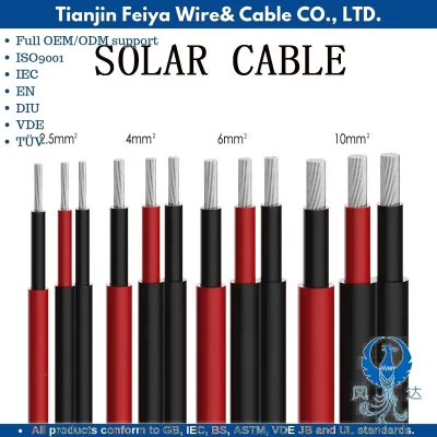  Nyy Flexible Solid PVC Insulated Copper Control Flat Round Coaxial Power Wiring Flat Welding Electrical Wire Solar Photovoltaic PV Cable