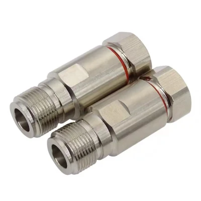 N Female Clamp Solder Type Coax Connector for 1/2in Corrugated Superflex Cable