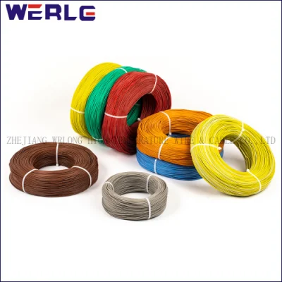  UL 3122 Fiberglass White-Black Braided Coaxial Thermocouple Electric Electrical Insulated Tinned Copper Conductor Cable