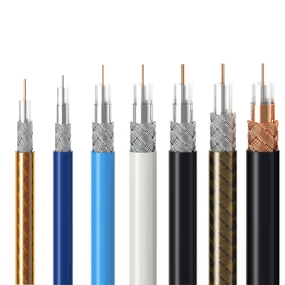 50 Ohm Solid Inner Conductor Data Cable Signal Transmission 5D-Fb Coaxial Cable