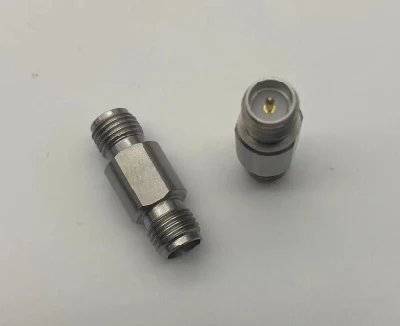 Reverse Polarity SMA Female to SMA Female Microwave Millimeter Wave Adapter, Stainless Steel Outer Contucter 5%off